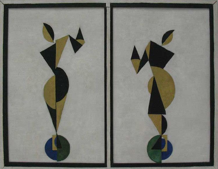 Theo van Doesburg Dancers oil painting image